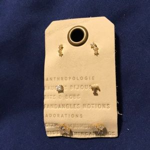 Set of 3 earrings from Anthropologie